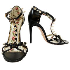 Gucci Pearl Stud Sandal Heels