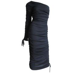Dolce & Gabbana One Sleeve Dress W Side Laceup 6