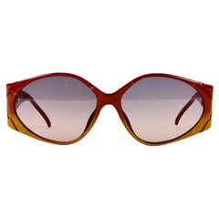 Christian Dior Vintage Sunglasses 2348 10 Brown Red 60-15 130 mm