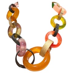Vintage YSL Loop Chain Necklace