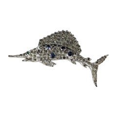 Trifari Alfred Phillipe Art Deco Segelfisch