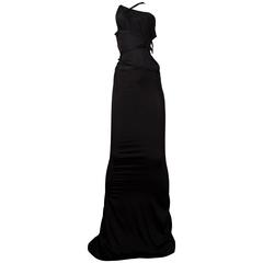 Gucci by Tom Ford silk spandex bondage evening dress, circa 2003 6
