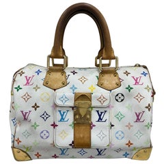 Louis Vuitton Speedy 30 x Takashi Murakami Limited Edition Top Handle Bag