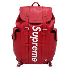 Louis Vuitton x Supreme Christopher 2017 Backpack at 1stDibs