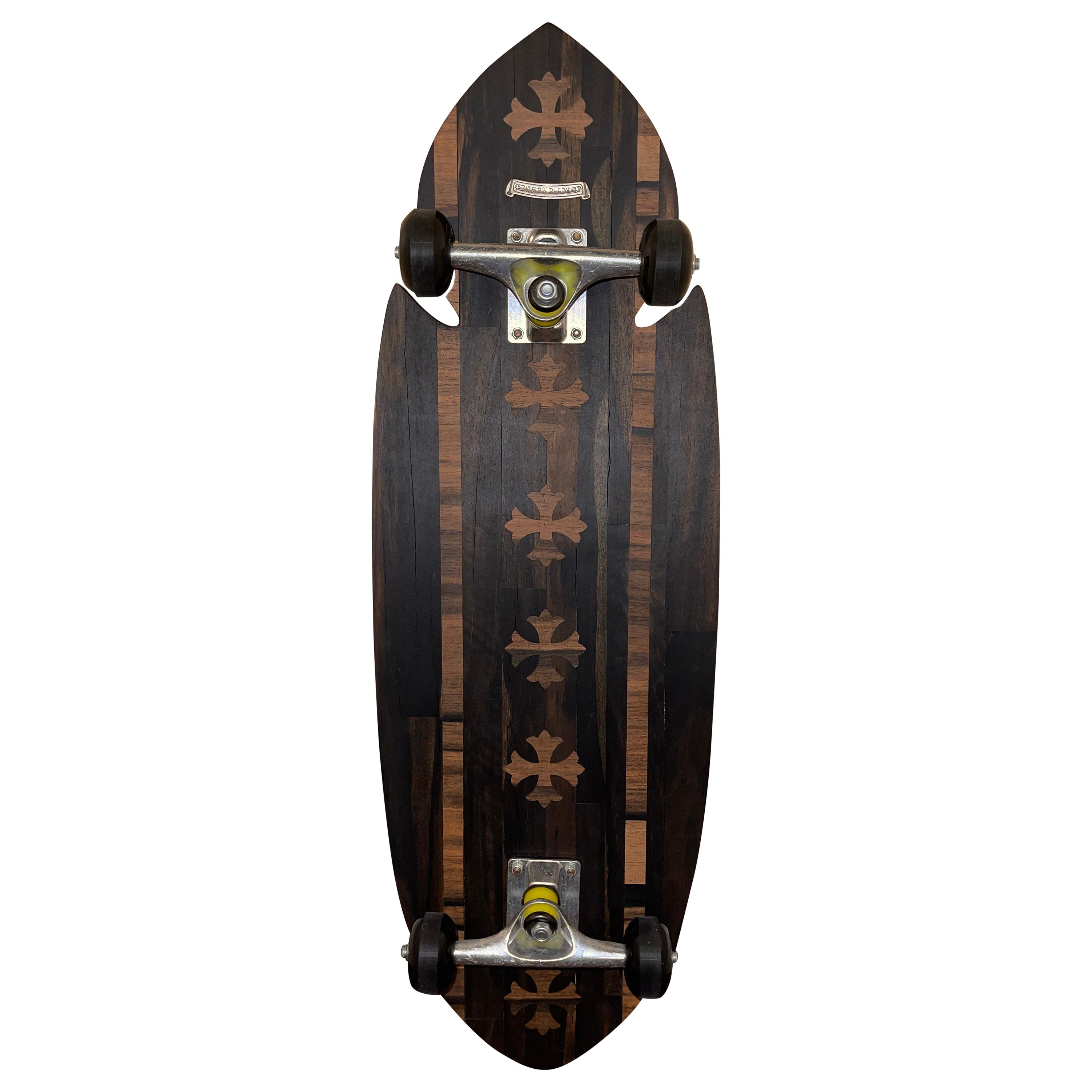 Chrome Hearts Wood Skateboard 2015 RARE For Sale