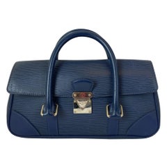 Louis Vuitton Blue Epi Segur PM Handle Bag