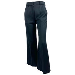 Pantalon vintage Ysl de Tom Ford en laine noire de la collection FW2003