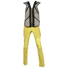 Balenciaga Tech & Yellow Leather Ensemble 2010