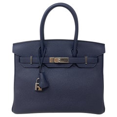 Borsa Hermes Navy Birkin 30