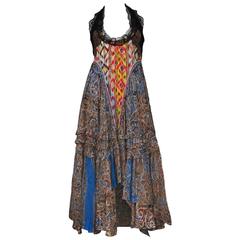 Balenciaga Boho Party Dress 2005