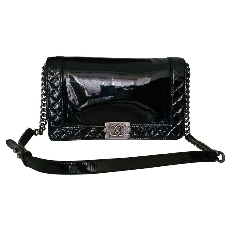 Chanel Black Patent Leather Handbag – Vintage by Misty