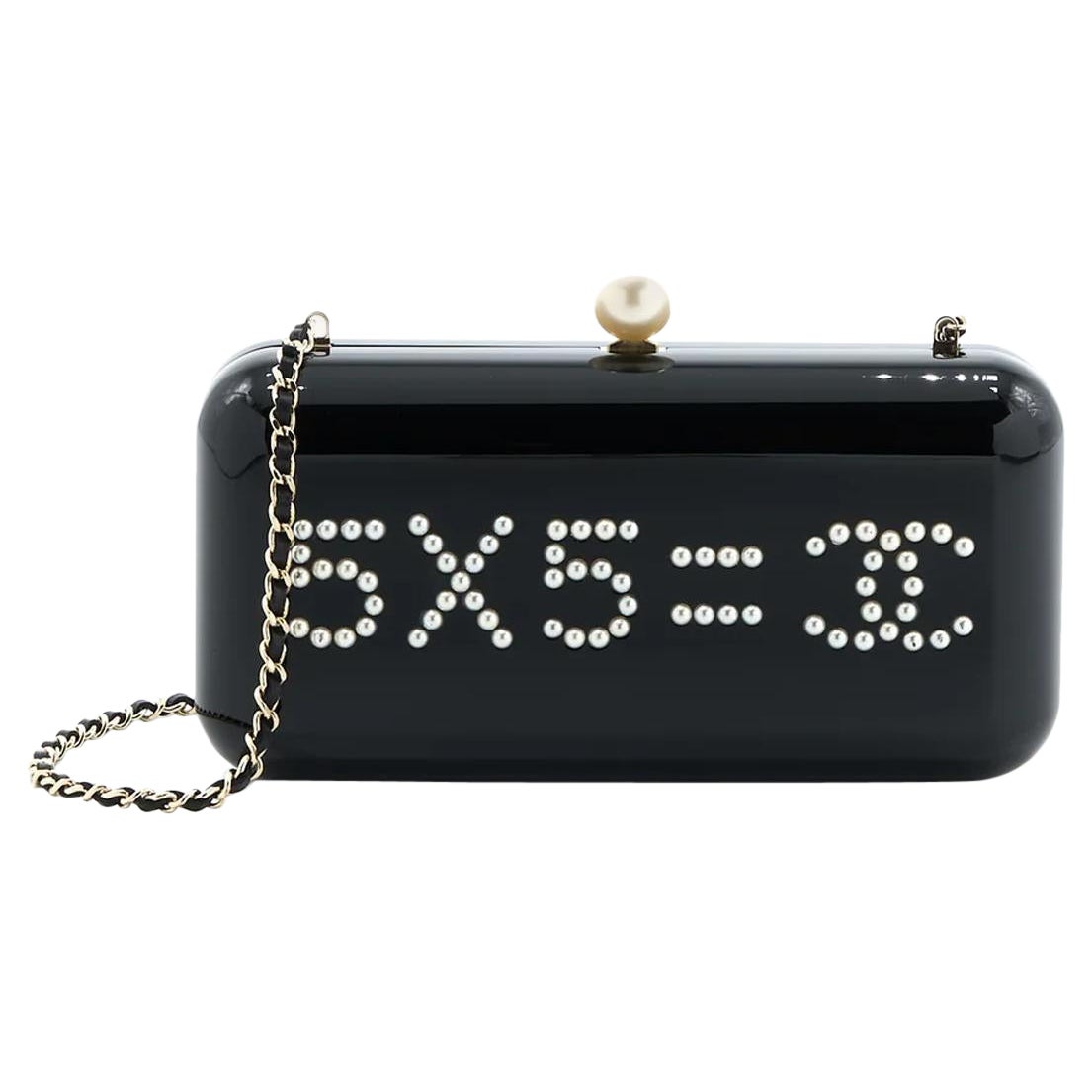 Chanel Minaudière Limited Edition Votez Evening Clutch For Sale at 1stDibs