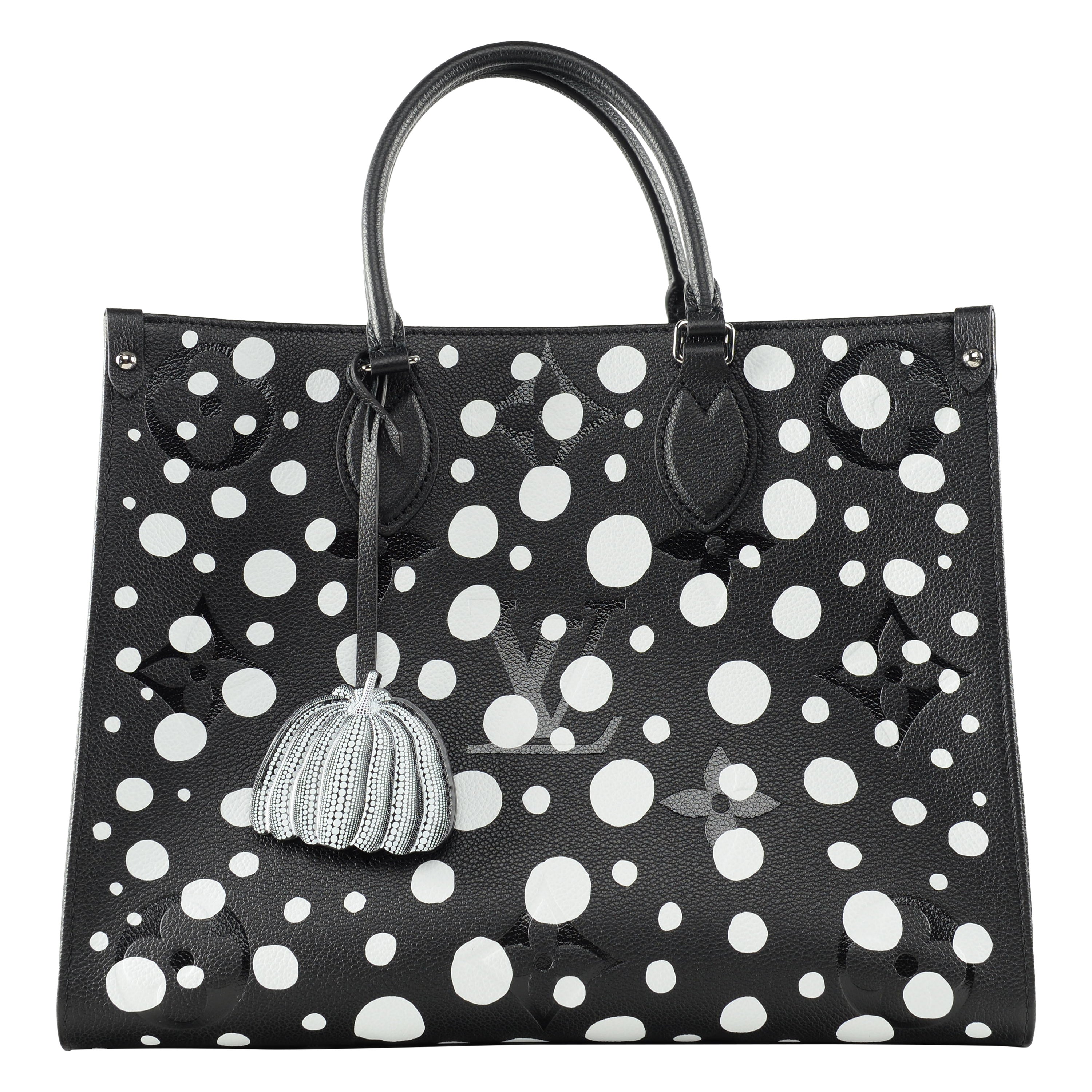 Louis Vuitton OnTheGo MM Bag Yayoi Kusama NEW Full-Set For Sale