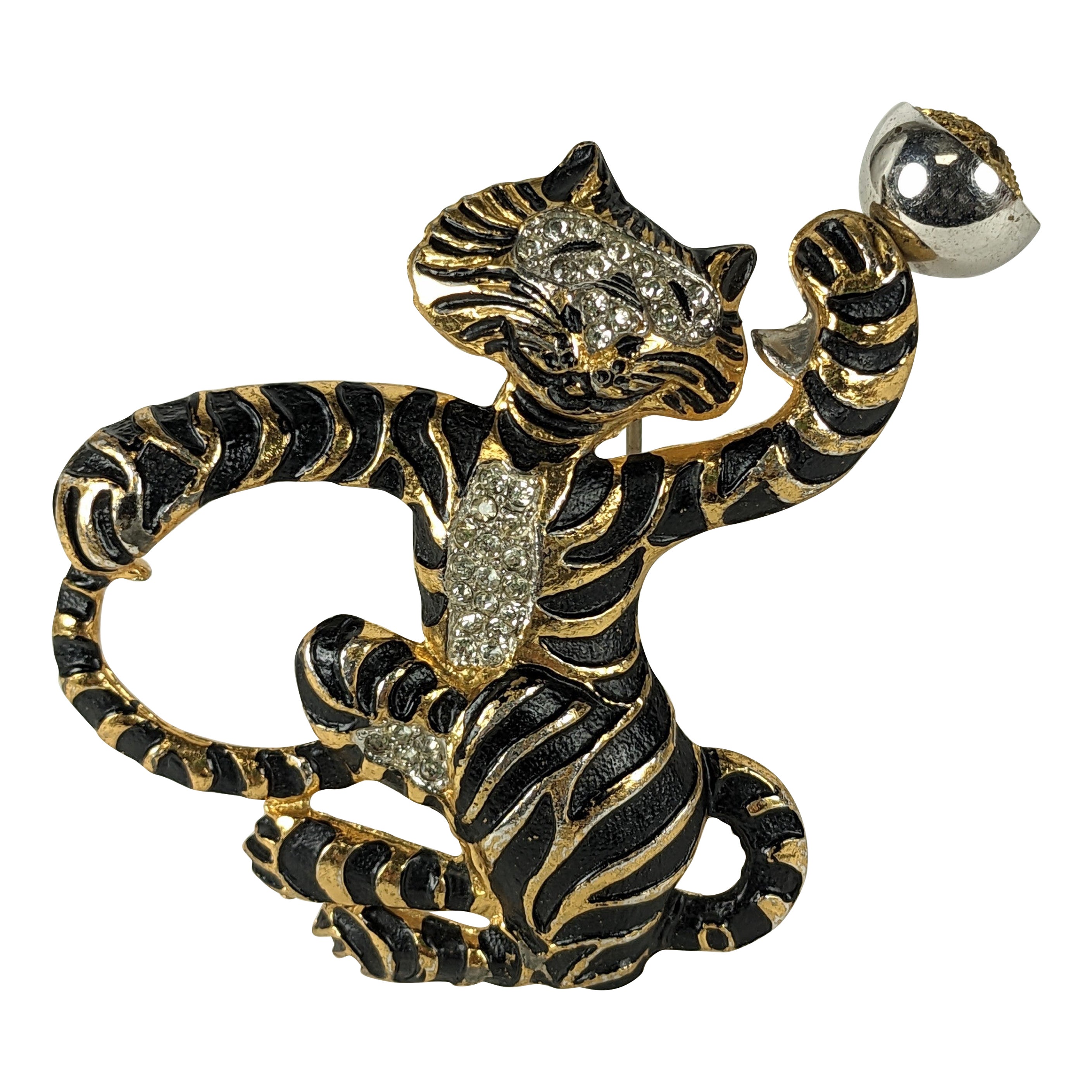 Silson Festive Tiger Perfumer Clip  For Sale