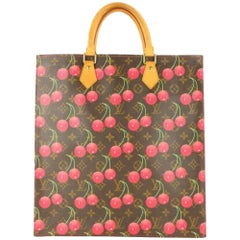 Louis Vuitton Takashi Murakami Monogram Cherries Sac Plat Tote 70L26a