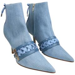Christian Dior Denim Ankle Boots 1