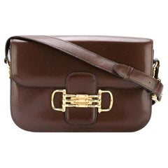 Celine Horsebit Box Brown Umhängetasche