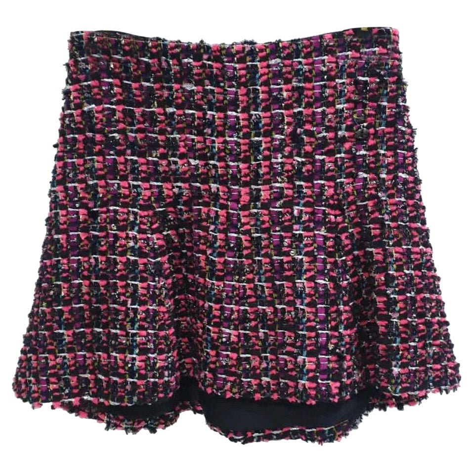 Chanel 2013 Multicolor Knitted Mini Skirt