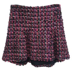 Chanel 2013 Multicolor Knitted Mini Skirt