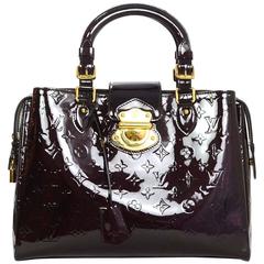 Louis Vuitton Amarante Monogram Vernis Melrose Handle Bag rt. $3, 800