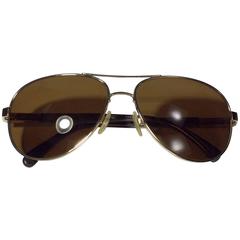 Chanel Gold Aviators