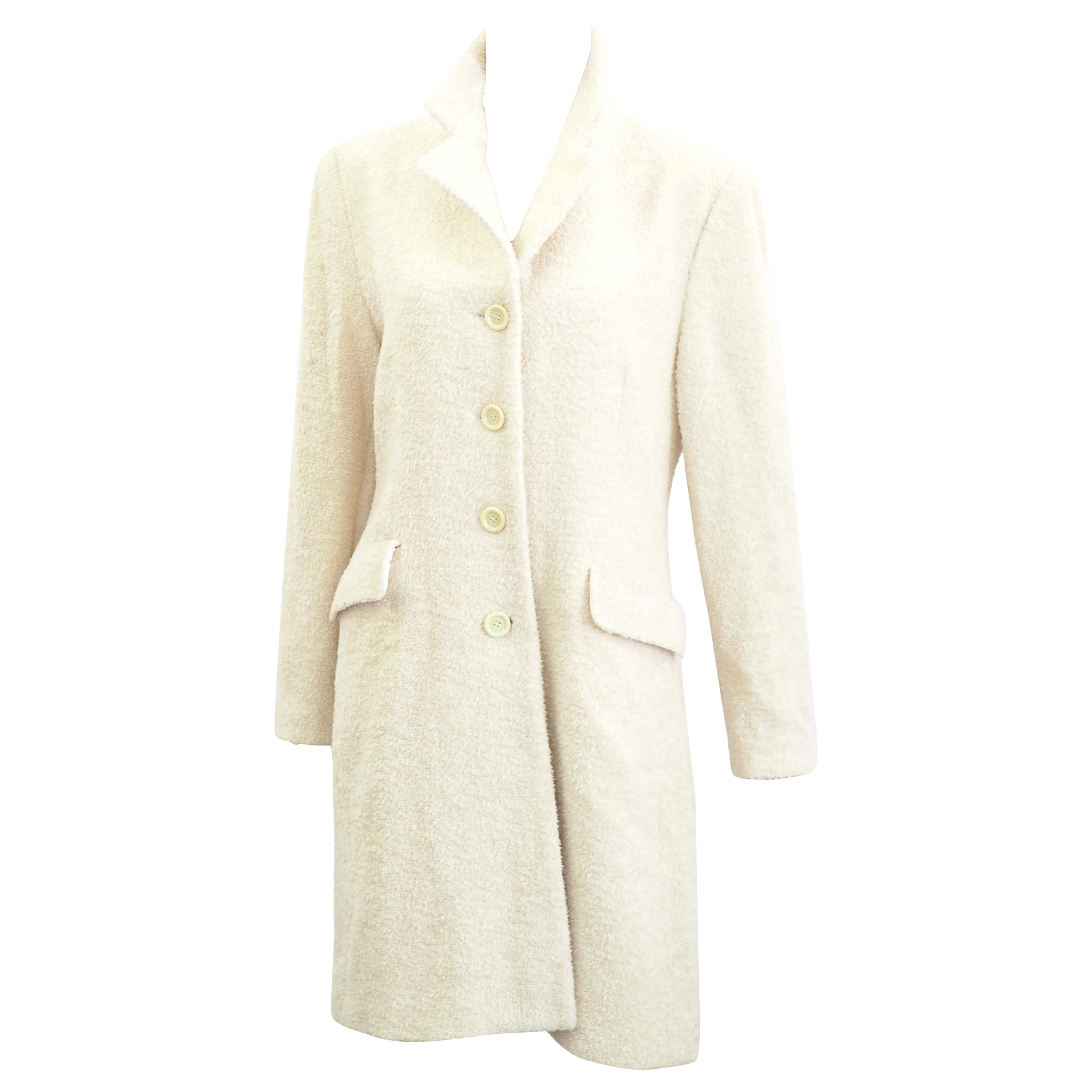 Mari Beige cream coat For Sale
