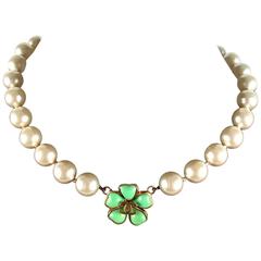 Chanel - Vintage Camellia Necklace