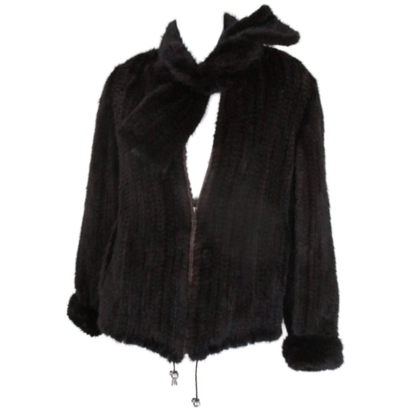 Exclusive Knitted Mink Fur jacket