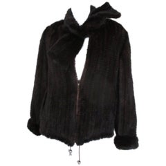 Used Exclusive Knitted Mink Fur jacket