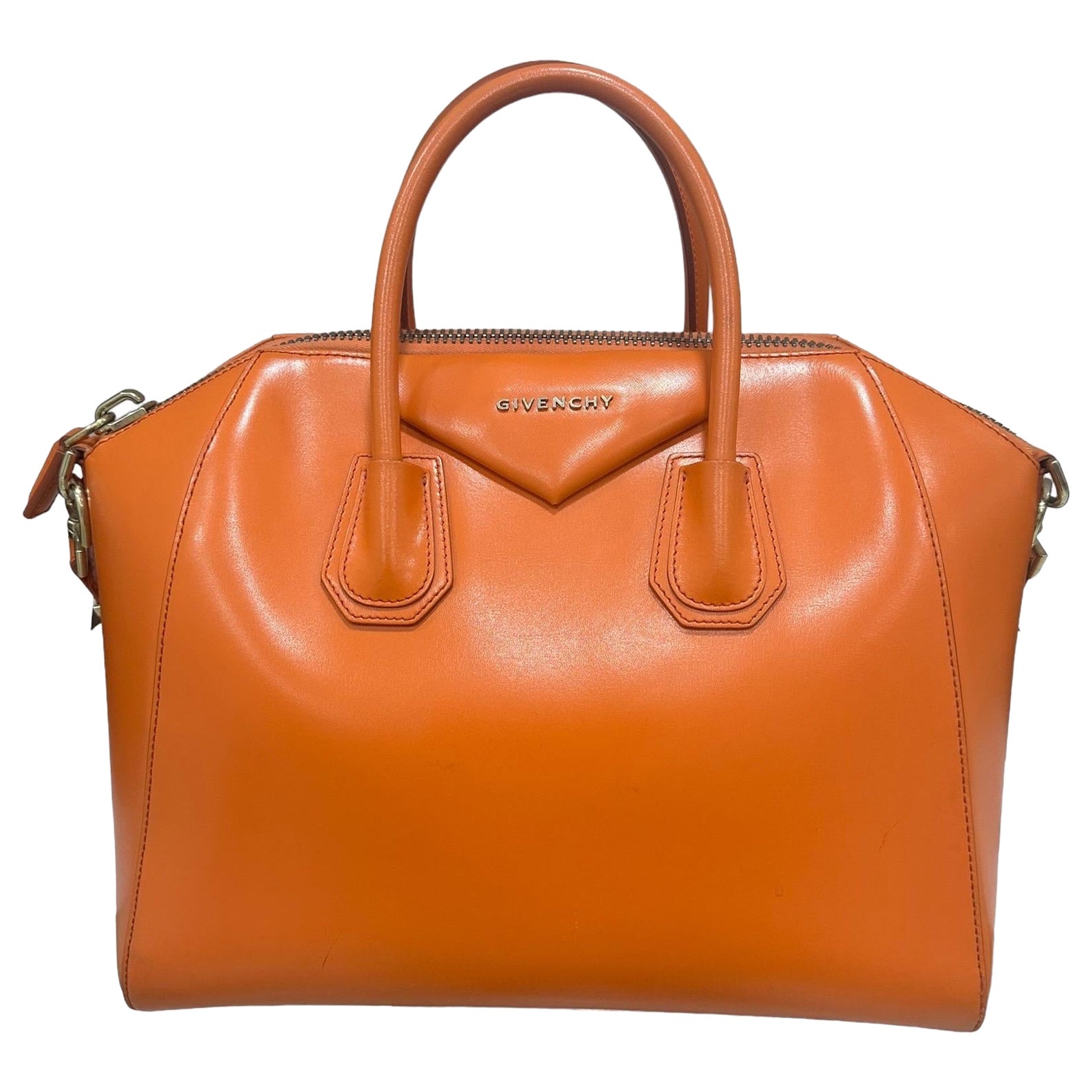 Givenchy Pink Leather Medium Antigona Satchel Bag at 1stDibs givenchy