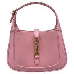 Gucci Jackie 1961 Mini Pink Leather Shoulder Bag