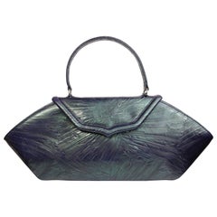 Philip Treacy Octagon Leather Handbag 