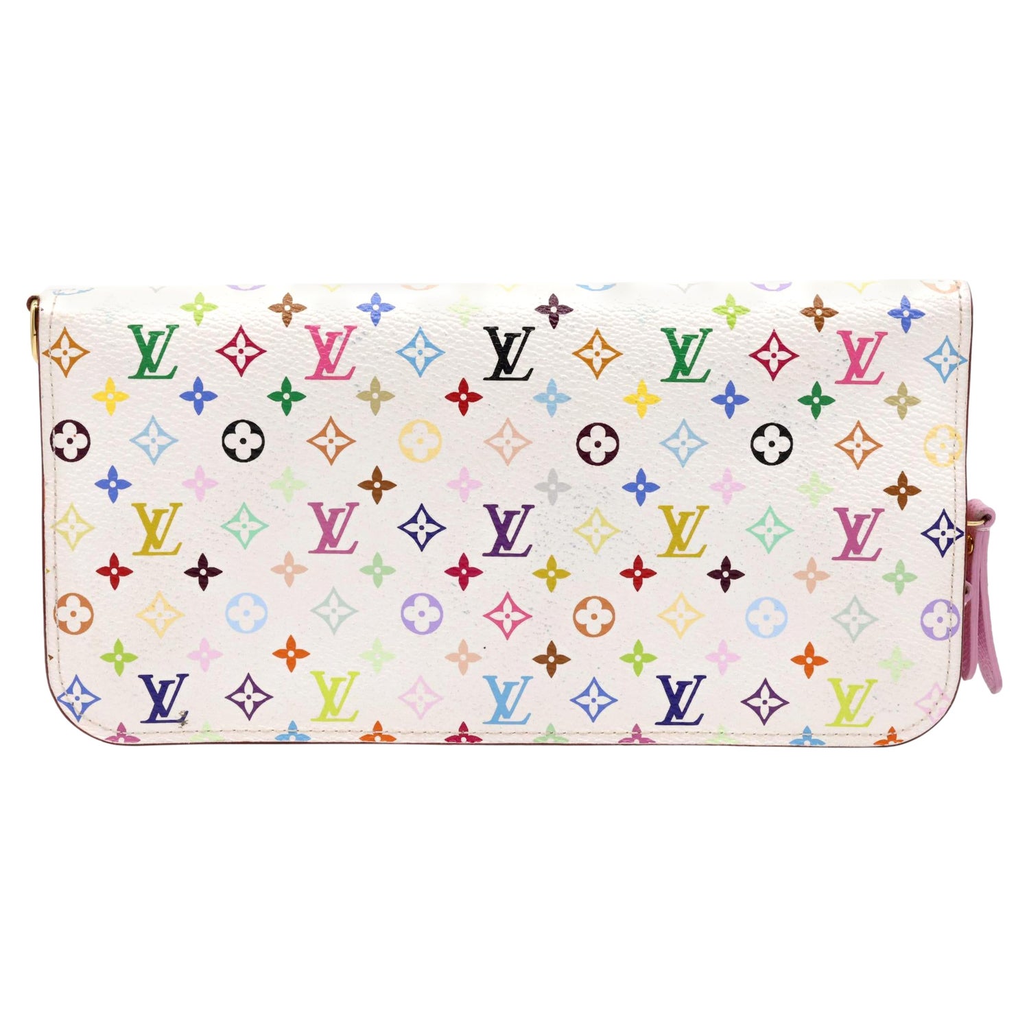 LOUIS VUITTON Monogram Long Insolite Wallet W/Red Lining at 1stDibs