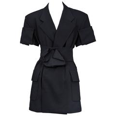 Yohji Navy Belted Tunic 9