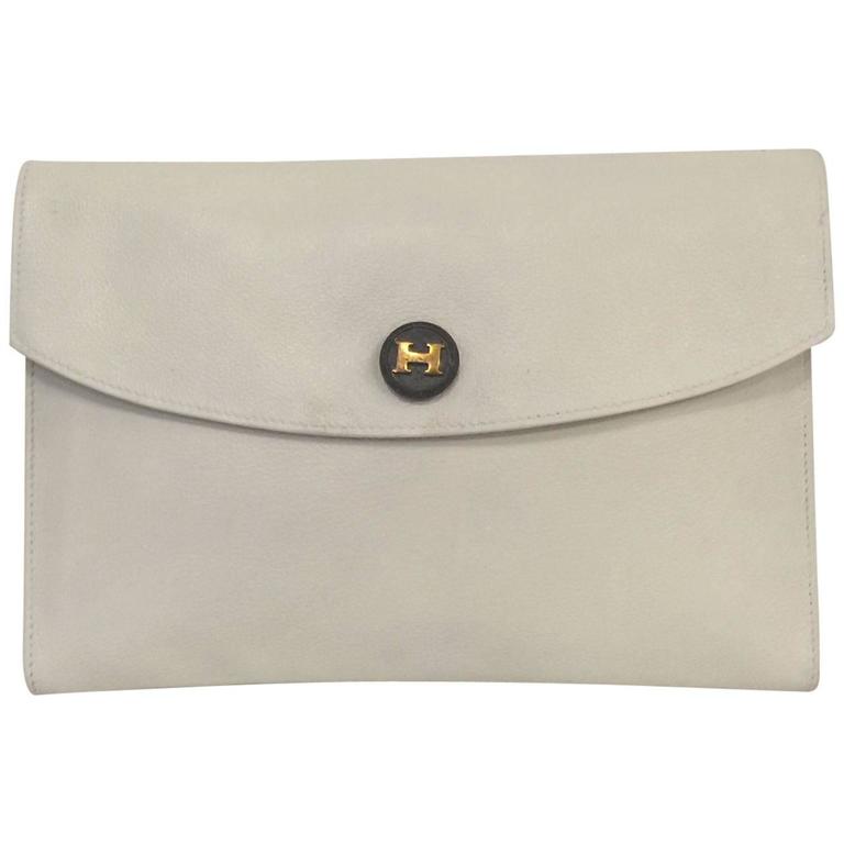 hermes vintage clutch