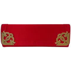 shanghai tang clutch bags Stunning Rapturous Red Shanghai Tang Satin Evening Clutch