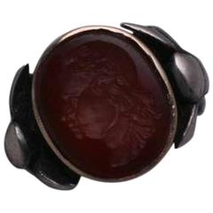 Antique Carnelian Intaglio Ring 3
