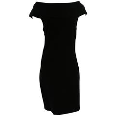 Emilio Pucci Black Off the shoulder Rayon Blend Dress - 12 - NWT 10
