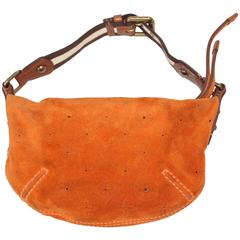 Mini Onatah Louis Vuitton Bag in Orange Suede
