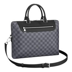 Louis Vuitton - Porte-Documents Jour en toile damier graphite