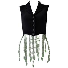 Very Unique Dolce & Gabbana for Complice Beaded Waistcoat Vest 7