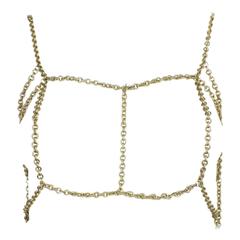 Gold-Toned Chain Body Jewelry