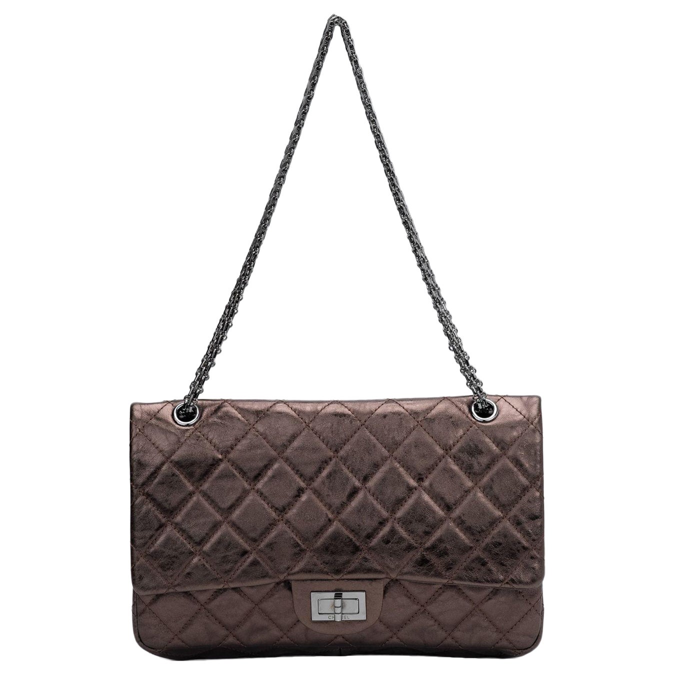 Chanel Grey Python Diamond Stitch Soft Touch Medium Flap Bag - Yoogi's  Closet