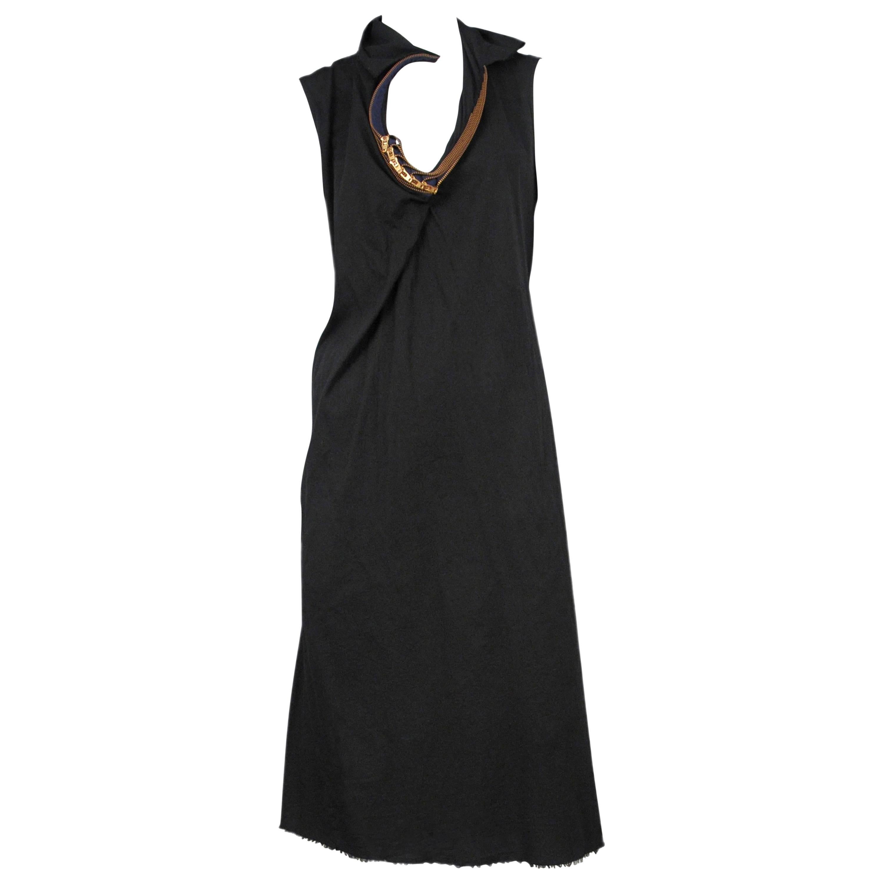 Junya Black Zipper Dress