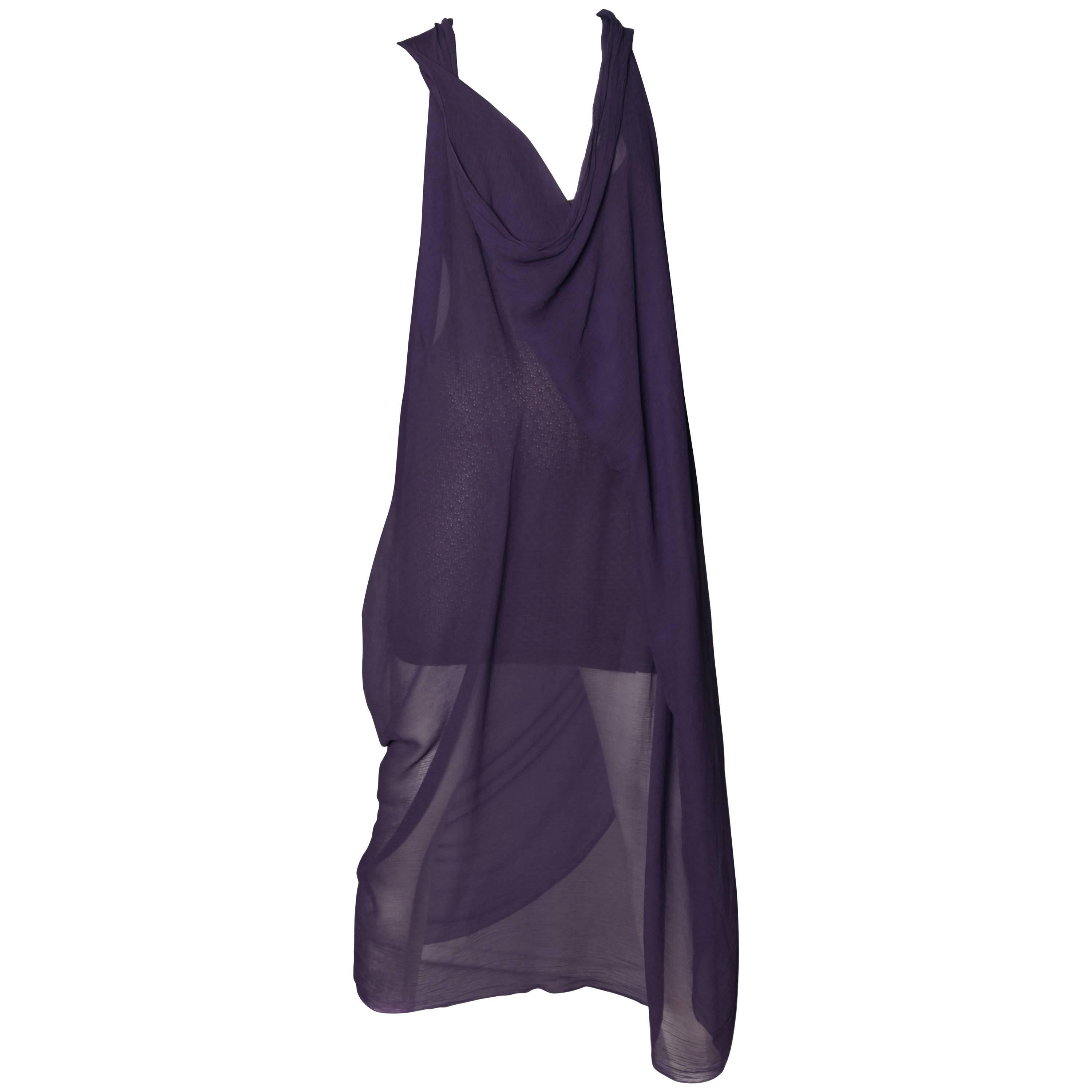 Westwood Purple Toga Dress