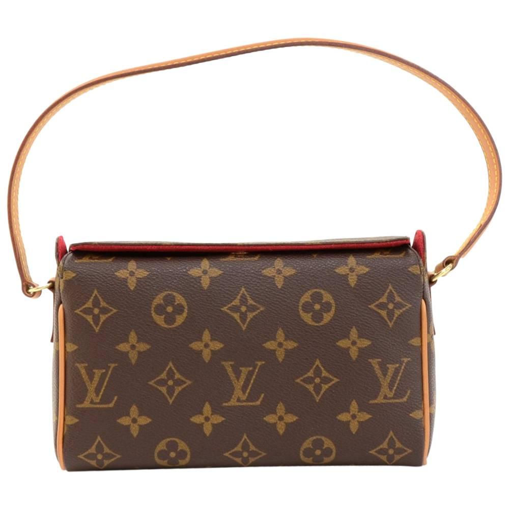 Louis Vuitton Recital Monogram Canvas Shoulder Hand Bag