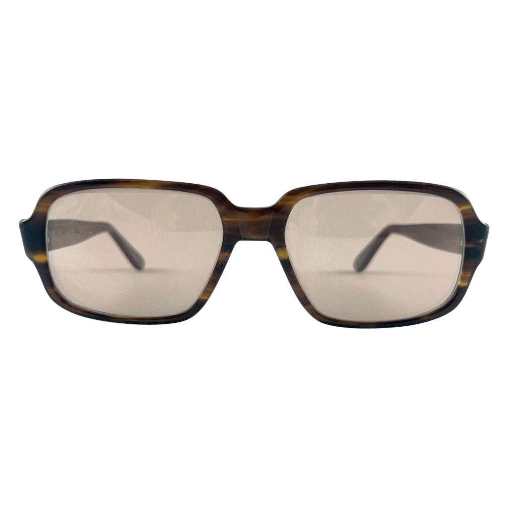 New Vintage OWP Cauder Mod 561  Brown Lenses 1980 Sunglasses For Sale