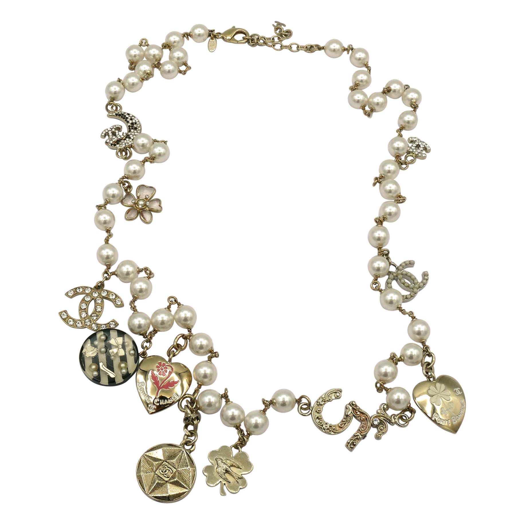 CHANEL by KARL LAGERFELD Charms Necklace, Fall 2007 For Sale