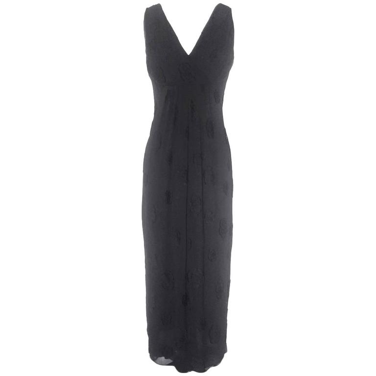 CHANEL 25S CAMELLIA LAYERED DRESS 651