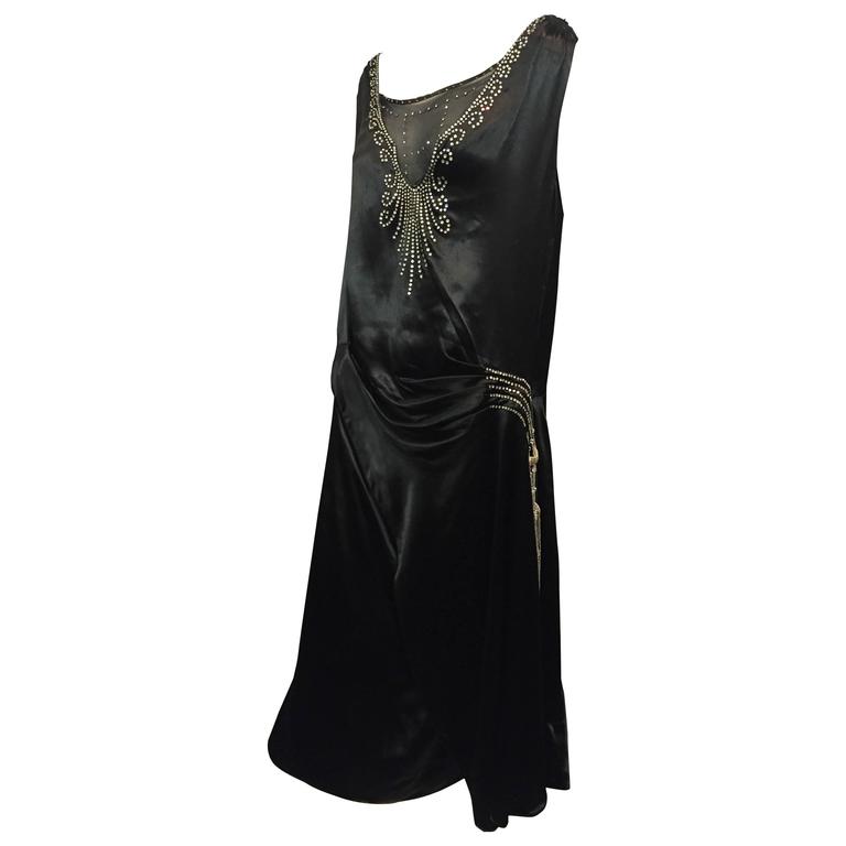 1920s satin dress